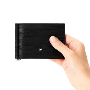 Montblanc Mst 4810 Wallet 6cc money clip black 130925