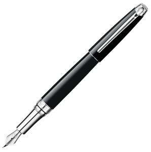 Caran d'Ache Léman Ebony Black/Rhodium Reservoar
