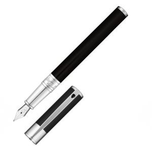 S.T. Dupont D-Initial svart/krom FP (M)
