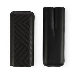 Davidoff Cigarretui xl-2 svart "leaf"