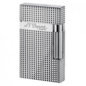 S.T. Dupont Line 2 Silver Diamond Head