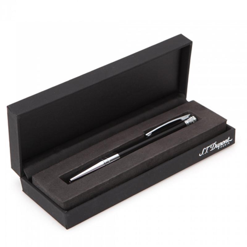 S.T. Dupont D-Initial svart/krom BP