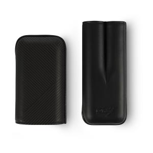 Davidoff Cigarretui r-2 svart "leaf"