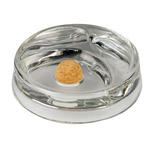 Pipaskfat i glas för 2 pipor