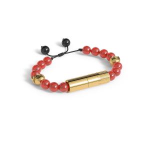 Les Fines Lames Armband Sangre Gold Skull