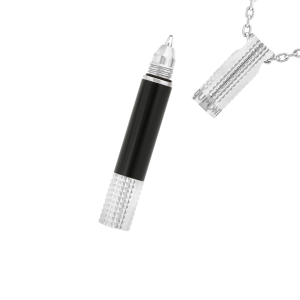 S.T. Dupont Mini Pen Necklace svart/krom