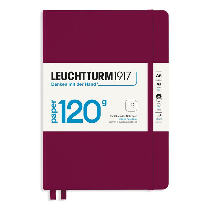 Leuchtturm A5 120gr Port Red