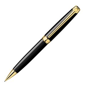 Caran d'Ache Léman Ebony Black/Guld Blyerts