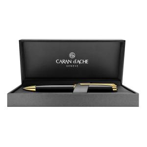 Caran d'Ache Léman Ebony Black/Guld Blyerts