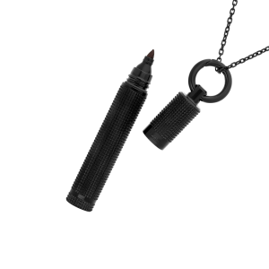 S.T. Dupont Marker necklace diamondhead svart