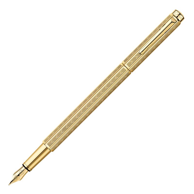 Caran d'Ache Ecridor Chevron Guld Reservoar