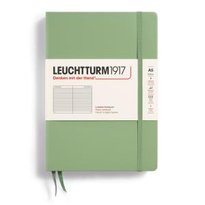 Leuchtturm A5 Muted Sage hård pärm blank