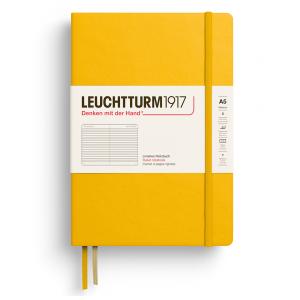 Leuchtturm A5 Sunflower hård pärm blank