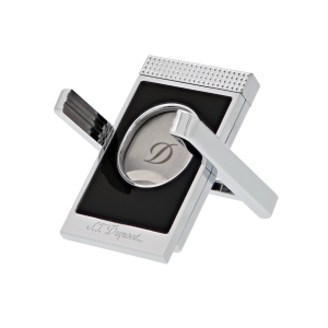 S.T.Dupont §Cigarrsnoppare svart/krom 3415