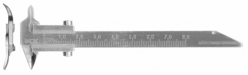 Sliding caliper 0-80 mm, M
