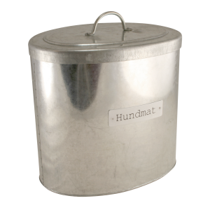 Hundmats burk i plåt