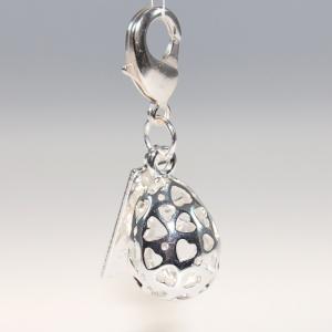 Baglady Hänge silverpläterad droppe