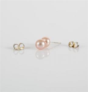 Örhänge Lena puderrosa