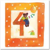 Gratulationskort från Mayaboo 4 år