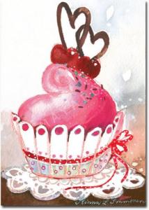 Gulligt kort från Mayaboo cupcake