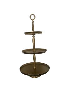 Våningsfat mässingsfärgat