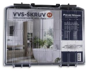 Sortimentslåda VVS-skruv Tx A2 Arvid Nilsson