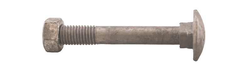 Vagnsbult M12X90 VFZ 30st/frp DIN603 4.8