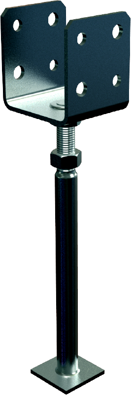 Stolpsko Adjust U 48x40x92 10st/frp Stål VFZ