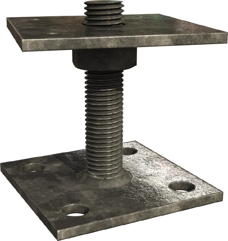 Stolpsko Adjust Square M20x90 10st/frp Stål VFZ