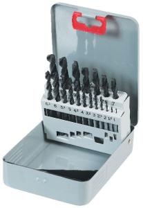 SNABBSTÅLSBORR SATS PLÅTASK