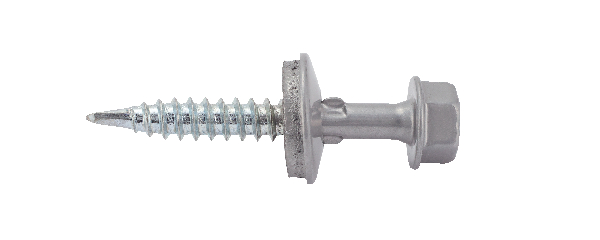 Farmarskruv 4,8X35 250st/frp med vingar Silver RAL 9006