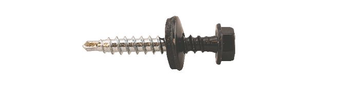 FARMARSKRUV 6KT FZB SVART 4,8X35 250st/frp RAL 9011