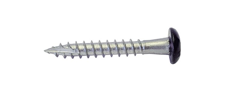 RÄNNKROKSSKRUV 4,8X35 150st/frp MFT A2 TX20 SVART RAL9011