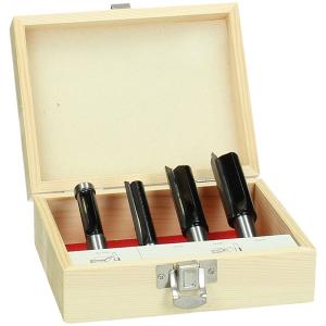 FRÄSSET 4 DELAR 12 MM TRÄLÅDA