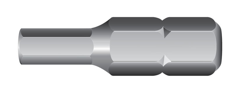BITS 1/4" SEXKANT 3 25MM 3st/frp