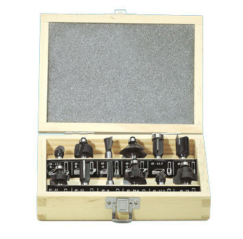 FRÄSSET 12 DELAR 6 MM TRÄLÅDA