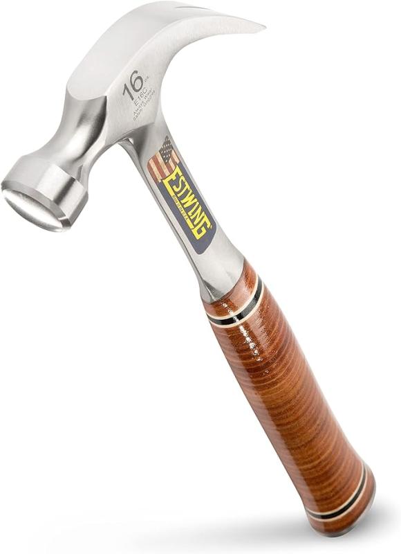 Estwing - E16C Curved Claw Hammare – läderhandtag 40 ml – ESTE16C
