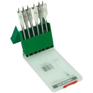 Träborrset, platt (6 delar ) 12/14/16/18/20/22 x 150 mm