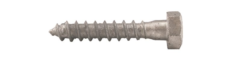 Fransk Träskruv 8,0x45 100st/frp T6S Varmförzinkad DIN571