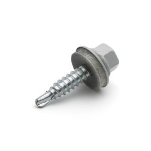 ÖVERLAPPSKRUV STÅL 4,8x23 UTV LJUSGRÅ 250st/frp