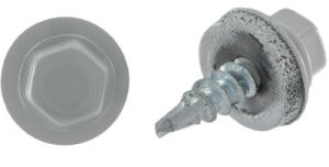 Överlappskruv 4,8x19 250st/frp RAL7035 LJUSGRÅ FZB