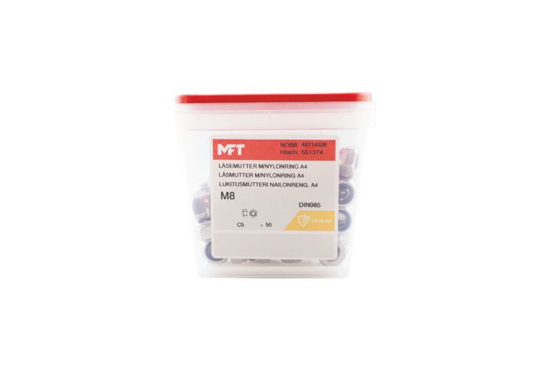 M6m M6M M8 50st/frp DIN 985 A4 Syrafast