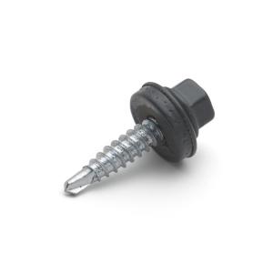 ÖVERLAPPSKRUV STÅL 4,8x23 UTV MÖRKGRÅ 250st/frp