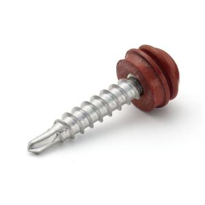 VINDSKIVESKRUV STÅL 4,2x25 UTV MÖRKRÖD 200st/frp