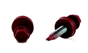 Överlappskruv 4,8x19 250st/frp RAL3009 OXIDRÖD FZB