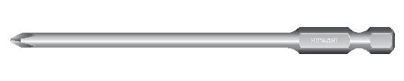 BITS 1/4" PH2 100MM  3st/frp