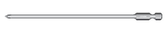 BITS 1/4" PH2 152MM 2st/frp