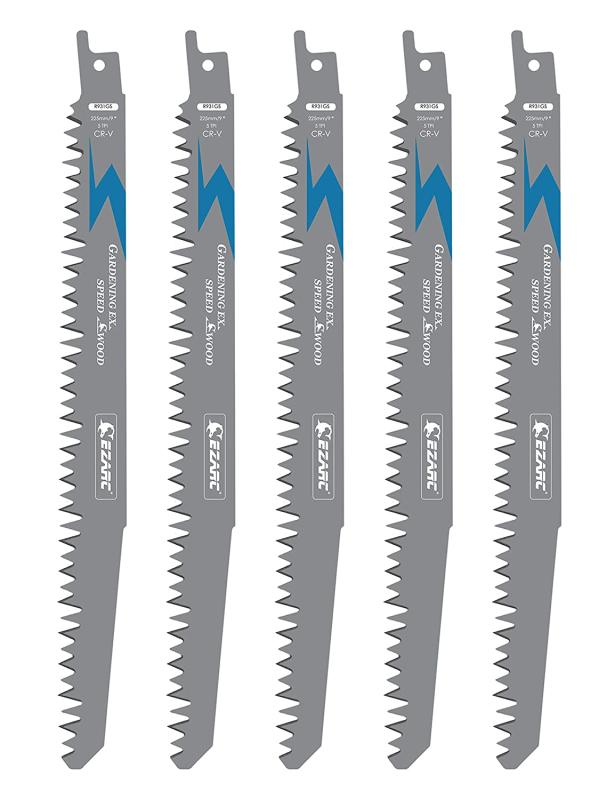Tigersågblad 225mm 5st/frp Ezarc trä