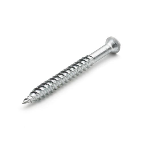 LIST/SOCKELSKRUV STÅL 1 MM 3,8x57 VIT 150st/frp