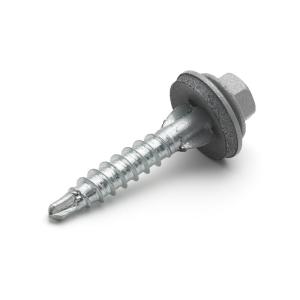 PLASTTAKSSKRUV TRÄ 5,5x35 UTV SILVER 150st/frp